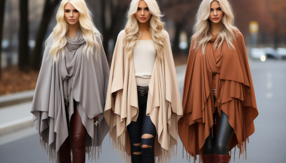 So kombinieren Sie Winterponchos für Damen für einen stilvollen und warmen Look